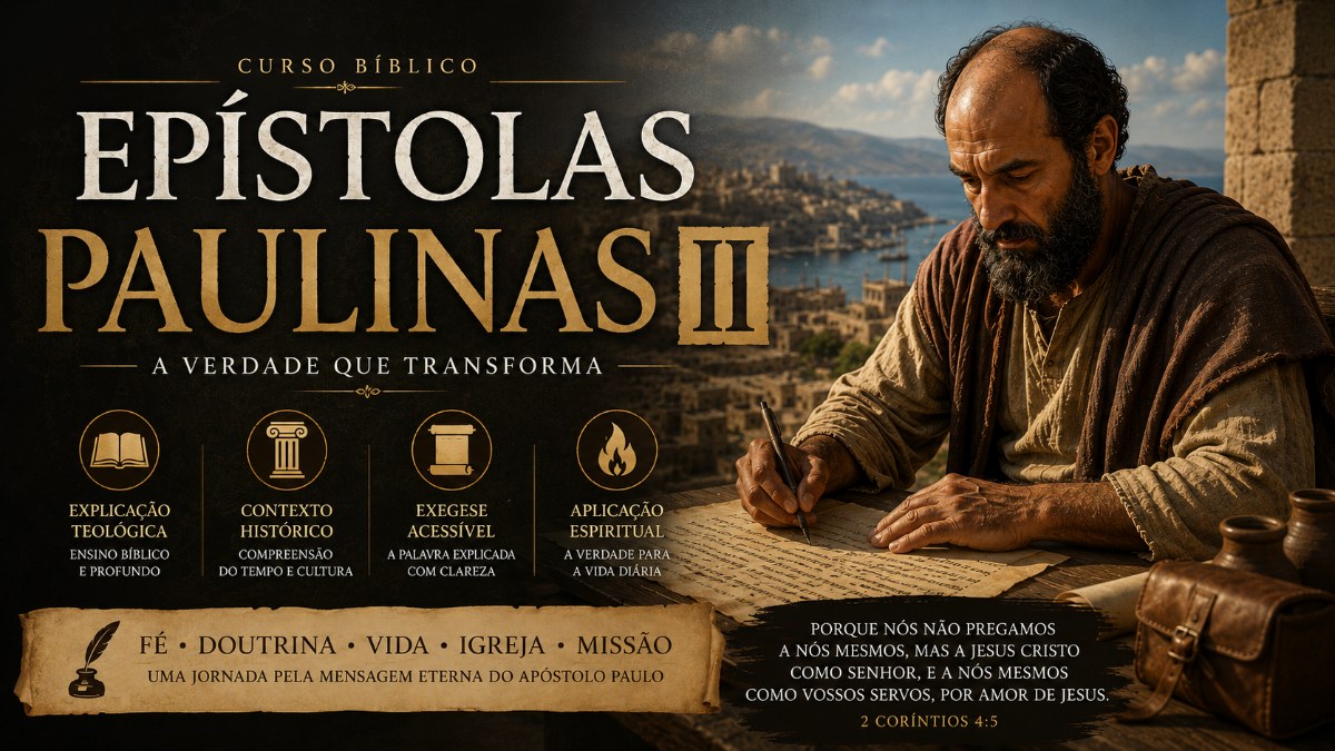 Capa da matéria Epístolas Paulinas II